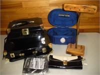 Misc. Lot- Metal Cases, Cosmetic Tote
