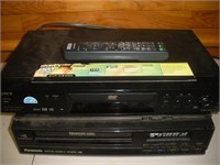 Sony DVD w/Remote, Panasonic VHS