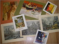 Famous Artist Print Reproductions, Largest 24x18