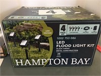 HAMPTON BAY 4 PK LED FLOOD LIGHT KIT