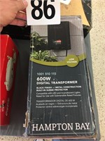 HAMPTON BAY 600 WATT DIGITAL TRANSFORMER