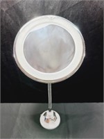 Suction Cup Lighted Mirror Magnifying