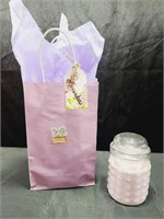 Designer Soy Candle & Gift Bag Lavender