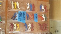 1950's Cracker Jack Toys Stand Up People 26 Total
