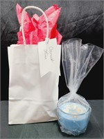 Designer Soy Candle & Gift Bag Coconut Lime SM