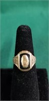 Marked 10K Gold Class of 1953 Ring Sz 5.5-