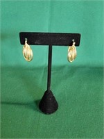Marked 14K Gold Earrings-
