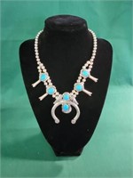 Marked .925 Turquoise Necklace-