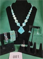 Assorted Turquoise Jewelry-