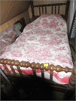 WOODEN TWIN BED