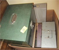 LOCK BOXES AND JEWELRY TRAY ASSORTMENT