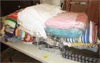 TABLE OF BLANKETS, LINENS, ETC.