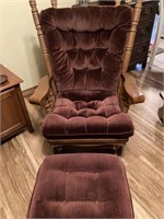 Rocking Chair with footstool