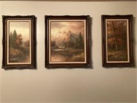 Framed paintings