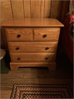 Nightstand, 26 inches wide by 16 inches deep by
