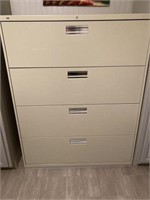 Hon Lateral four drawer file cabinet