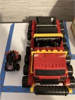 Vintage toys, small four wheeler and truck