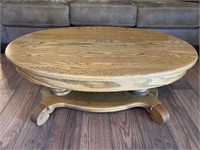 Coffee table, 38 inches wide 25 inches deep by 1