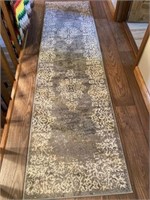 Runner rug with pad, 24” x 90”