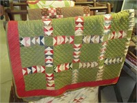 Green & Red Quilt