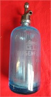 Blue Nu-Home Seltzer Bottle