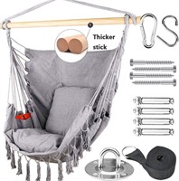 Hammock Chair Swing with Hanging Hardware Kits