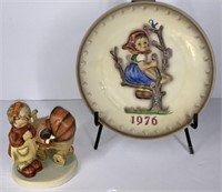 Goebel Plate and Figurine