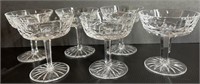 (6) Waterford Champagne Glasses, 4”