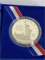 Ellis Island 1981 s Silver Coin
