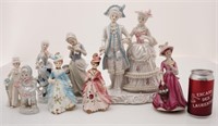 Lot de figurines dont une musicale