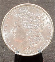 1885 Morgan Silver Dollar, BU