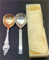 (2) Sterling Silver Spoons, 51 Grams