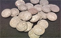 (28) Full Date Buffalo Nickels, Back To 1920