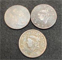 1803, 1826, 1835 Large Cents, Poor Dates &