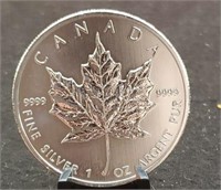 2013 1 Oz. Silver Canada Maple Leaf