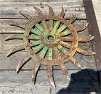 19" John Deere Rotary Hoe Wheel