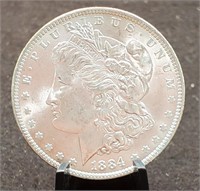 1884-O Morgan Silver Dollar,  BU