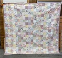 GORGEOUS Square Quilt - Hand Quilted