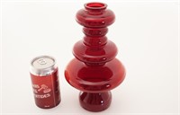 *Vase vintage rouge