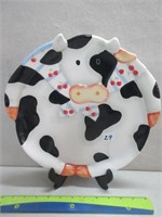 FUNKY COW PLATE - NEW