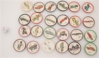 *24 jetons Jell-O voitures antiques
