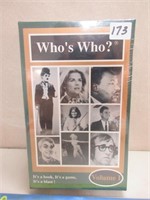 WHO'S WHO VOLUME I - A BOOK/GAME