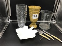 Lot of assorted glassware/ kitchen items