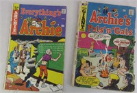 2 Vintage ARCHIE Comic Books