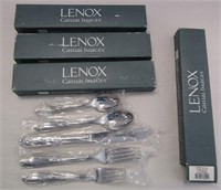(4) 5 pc.  Lennox Silverware Set