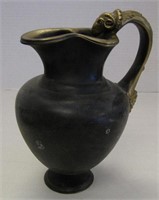 7" Tall Solid Brass Pitcher / Vase