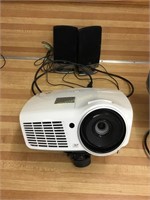 Vivitek video projector with speakers