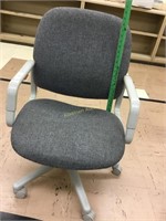 Gray office chair