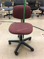 Maroon desk chair