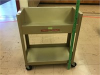 Book cart with wheels